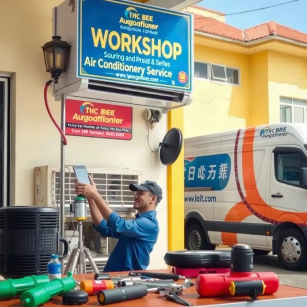 Aircond gas refill and servicing in Sungai Long